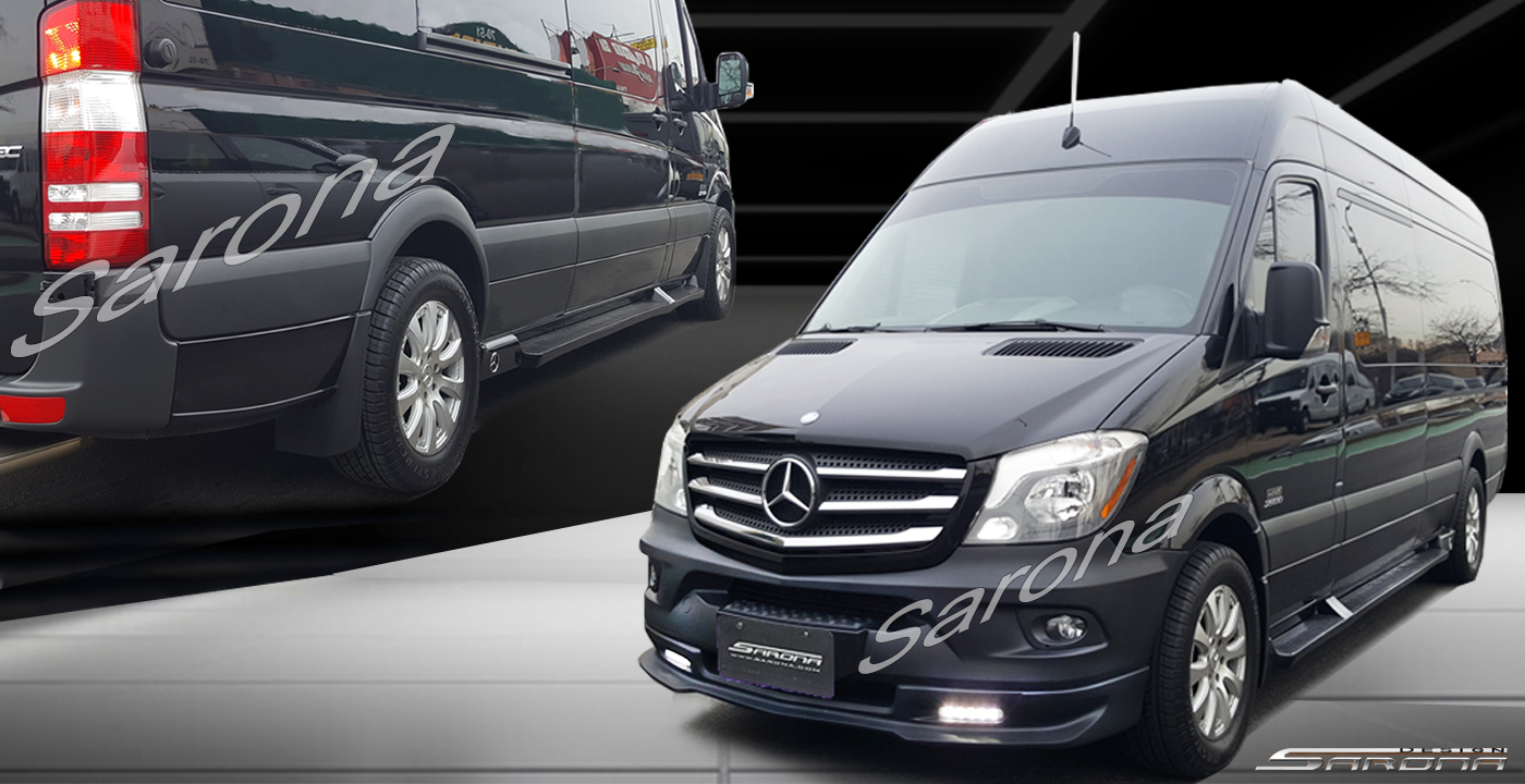 Custom Mercedes Sprinter  Long Wheel Base Body Kit (2014 - 2018) - $1850.00 (Part #MB-168-KT)